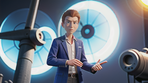 タービンを回して発電