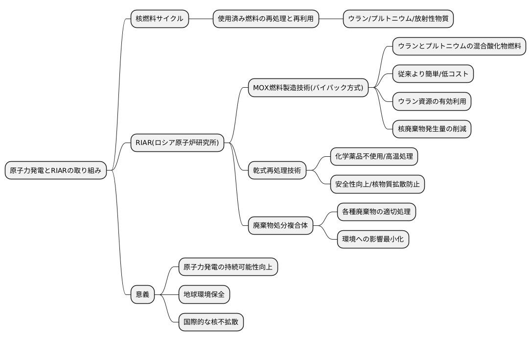 核燃料サイクル研究の進展