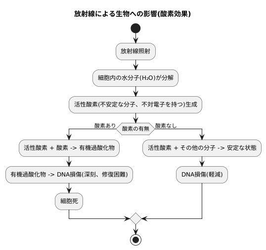 酸素効果の仕組み