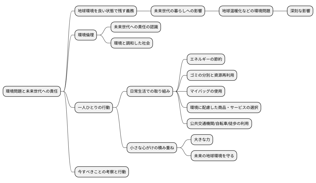 未来世代への責任