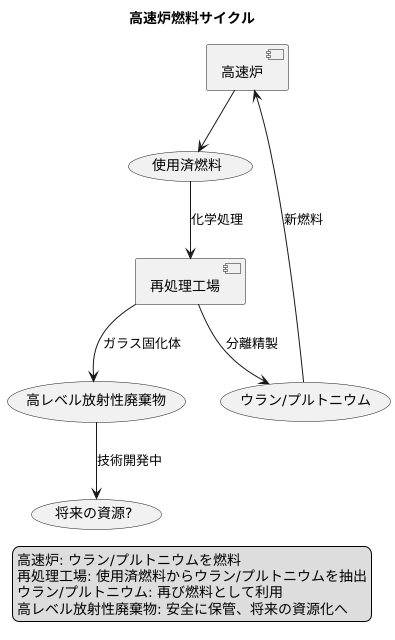 高速炉燃料の再処理の重要性