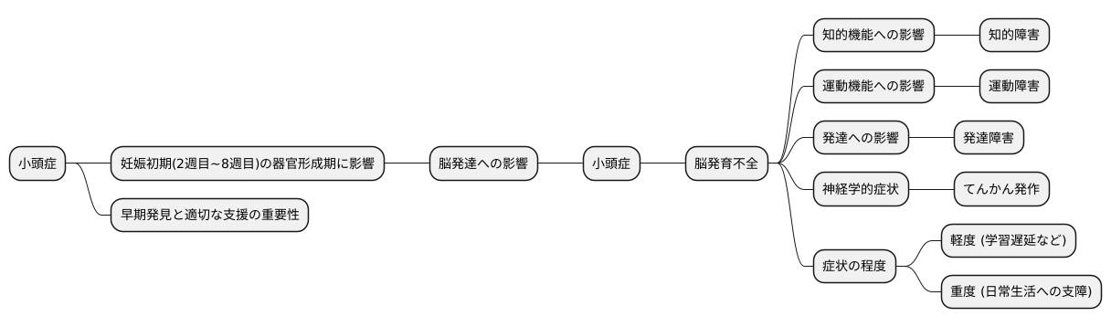 脳の成長への影響